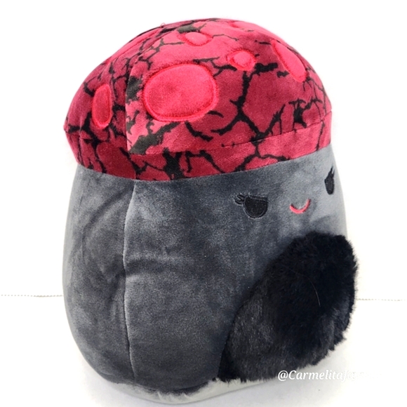 GERT 🍄 FTM Red & Black Mushroom Girly Goth Squad Original Squishmallow ☆ NWT ☆ - Picture 6 of 8